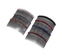 Healeved 7Pcs Rhinestone Hair Side Combs for Women and Durable Jewelry Hair Clips for Parties Weddings and Daily Outfits Easy to Use