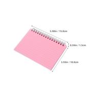 Healeved 7Pcs Spiral Bound Index Cards Notebook Set with Lined Memo Pads, Multi-Color Small Notepads for Note Taking, To-Do Lists, School, Office, and Travel Planning