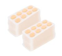 Healeved 80 Pairs Eva Glasses Nose Pads Soft Foam Cushions Comfortable Self-adhesive Non-slip Replacement Nose Pads for Glasses and Sunglasses DIY Use with Break and Wear Resistance