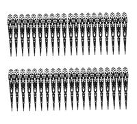 Healeved 80pcs Halloween Nail Finger Protectors Hollow Out Design Finger Tip Covers for Women Girls Costume Accessories for Cosplay and Festive Outfits