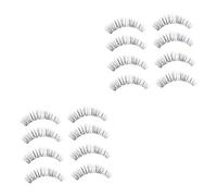 Healeved 8pairs Natural Lifelike False Eyelashes Handmade Fiber Soft and Comfortable for Daily Use Weddings and Photoshoots Your Look Beautiful