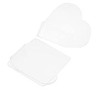 Healeved 8pcs Acrylic Nail Art Mixing Palette Handheld Makeup Display Board for Custom Eyeliner and Eyeshadow Blending Suitable for Diy Nail Decorations and Beauty Needs