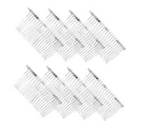 Healeved 8pcs Bridal Hair Combs Metal Wire Side Combs Clips for Women Vintage French Twist Decorative Hair Accessories