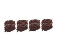 Healeved 8pcs Chignons Hair Bun Extensions Soft Synthetic for Messy Buns for Daily Wear Weddings Parties and Updos Design