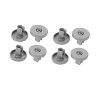 Healeved 8pcs Dishwasher Wheels Dishwasher Rack Parts Roller Easy to Install Compatible