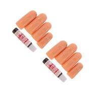 Healeved 8pcs Halloween Fake Blood Makeup for Scary Props Realistic Bloody Fake Finger Joints Broken Witch Fingers for Party Decorations and Cosplay Horror Pranks