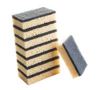 Healeved 8pcs Kitchen Cleaning Sponge Wash Scouring Pads Non Scratch Scouring Pad for Dishwashing Sponge Use in Kitchen Bathroom