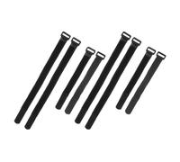 Healeved 8pcs Mountain Bike Hook and Loop Straps Set with 30Cm and 20Cm Lengths, Reusable Bicycle Wheel Stabilizer and Rack Fixing Straps for Cycling Accessories