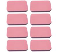 Healeved 8pcs Pink Iron Storage Boxes with Lids, Small Portable Grid Organizer for Jewelry, Medicine and Snacks, Multi-compartment Metal Cases for Home and Travel Use