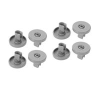 Healeved 8pcs Replacement Dishwasher Lower Rack Wheel Roller Dishwasher Basket Wheel for Appliance Repair Kit Compatible with General Kitchen Appliances