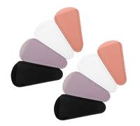 Healeved 8pcs Scissor Sheaths for Embroidery Scissors Scissor Tip Protector Pu Protector for Pu Leather Cover for Sewing Crafting and Facial Hair Trimming Shears