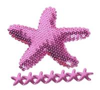 Healeved 8pcs Sequin Star Hair Clips for Girls Women Star Hair Accessories Updo Decorative Clips