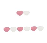 Healeved 8pcs Silicone Makeup Brush Covers Brush Protectors for Cosmetics Grippy Seamless Covers Soft Washable Holders
