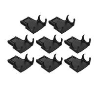 Healeved 8pcs Welding Helmet Headlamp Mounting Base Lightweight Plastic Replacement Adapter Clips for Hard Hat Safety Helmet Comfortable Fit for Multi Site Operations and DIY Use