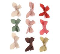 Healeved 9pcs Boy Girl Girls Hair Bows Clips Soft Alligator Barrettes for Ages Gradient Color Hair Accessories for Parties and Everyday Use