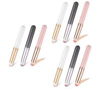 Healeved 9pcs Concealer and Lip Brushes Caps Precision Makeup Applicators for Even Coverage and Smooth Blending for Lipstick and under Eye Concealer Portable and Lightweight for Travel