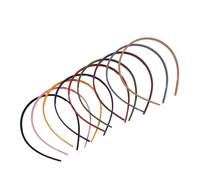 Healeved 9pcs DIY Headbands Multifunctional Hair Hoops for Bathing Sports Crafting Durable Plastic Hair Accessories with Strong Elasticity for Fashion Lovers