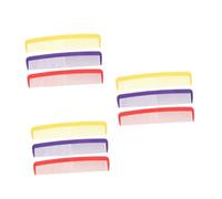 Healeved 9pcs Giant Carnival Clown Comb Prop Huge Hair Comb for Prank Halloween Party Funny Costume Props