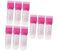 Healeved 9pcs Hair Color Applicator Bottles with Comb Tip Scale Markings for Precise Dying Easy Squeeze Design for Hair Care and Styling for Coloring and Oiling