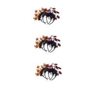 Healeved 9pcs Halloween Headband Pumpkin Skull Vampire Spooky Hairband Head Bopper for Costume Cosplay Funny Party Hair Accessories