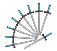 Healeved 9pcs Inflatable Pirate Swords for Blue Handle Role Play for Birthday Parties Halloween Cosplay Outdoor Adventures Pirate Party Supplies