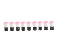 Healeved 9pcs Portable Nail Dust Brush Cleaning Brushes for Makeup and Manicure Cute Mushroom Design for Salon Home Use