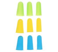 Healeved 9pcs Silicone Hot Glue Gun Finger Caps, Anti-Slip and Reusable Silicone Thumb, Protectors for Craft