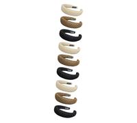 Healeved 9pcs Wide Headbands for Women Soft Fleece Fabric Hair Accessories Fashionable Headdresses for Girls for Parties Travel and Everyday Use