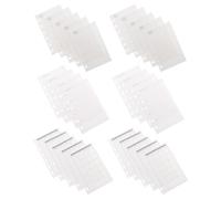 Healeved A7 Binder Refills 6 Ring Loose Leaf Inserts White Paper Daily Weekly Monthly Planner Refill Paper Practical Reusable Versatile Planning Options for Personal Planner and Journal