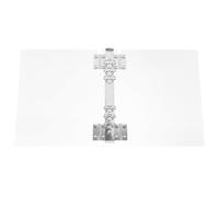 Healeved Acrylic A5 Notebook Binder Cover 6-Rings Plastic Binder Shell Document Organizer School and Office Use