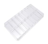Healeved Acrylic Cosmetic Storage Holder with 16 Grids for Blush and Powder, Simple and Unique Makeup Display Organizer Suitable for Living Room and Dormitory