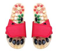 Healeved Acupressure Massage Slippers for Foot Pain Relief and Circulation Improvement, Slip-on Sandals Made of Pu and Eva Material, for Home Relaxation and Soothing Plantar Fasciitis