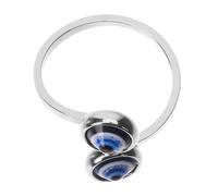 Healeved Adjustable Evil Eye Ring for Women Open Band Minimalist Fashion Accessory Comfortable Fit Gift for Birthday Valentine S Day Mother S Day Party Wear