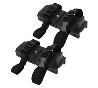 Healeved Adjustable Ice Skates for Double Runner Childrens Ice Skates with Fastener Straps Winter Outdoor Skating Shoes for Boys and Beginners Black for Little