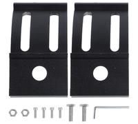 Healeved Adjustable Light Bar Mounting Bracket Aluminium Alloy and Double Groove Design with Sliding Adjustment Work Light Slide Rack for Car Accessories and Industrial Use