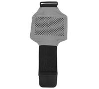 Healeved Adjustable Running Leg Band for 5.5-7.5 Inch Phones, Sports Leg Bag with Elastic Strap, Ankle Pouch for Jogging and Outdoor Fitness (Gray)