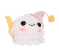 Healeved Adorable Handwoven Woolen Yarn Ghost Doll Small Cartoon Mini Ghost Ornament for Halloween Decoration and Lightweight Halloween Prop for Home Party Photo Shoot for Friends and