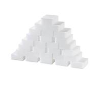 Healeved Advanced Eraser Nanotechnology Kitchen Cleaning Sponge Pad 50pcs 2x6x10cm Non-Scratch Dishwashing Scrub Pads for Household Sink and Bathroom Use