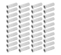 Healeved Aluminum Arrow Inserts with Precision Fit and Quick Installation 50pcs for 6.2mm Id Carbon Arrows for Archery Shaft Building and Target Practice