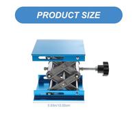 Healeved Aluminum Platform Strong Lift Table Stand Bearing with and Capacity Simple Structure, Manual Lifting Jack Handling for Suitable Industrial and Scientific Material Tasks