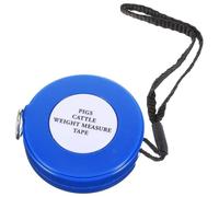 Healeved Animal Body Measuring Tape 2.5M Blue for Cattle Pig Goat Horse Weight and Chest Circumference Measurement Random Style