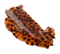 Healeved Animal Gripper Woman Alligator Long Hair Jaw Clip Small Hair Claws Animal Claw Clips Hold Big Cute Thick Leopard Grip Fuzzy Women Hello Rat Leopard Plastic