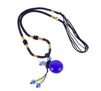 Healeved Aromatherapy Necklace Pendant, Creative Glass Essential Oil Bottle Braided Rope, Decorative Fragrance Diffuser for Women’S Daily Wear
