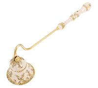 Healeved Automatic Candle Extinguisher Made of Zinc Alloy with Comfortable Grip Elegant Antique Style Designed for Tea Light Candles Featuring A Golden Finish and Not Easy to Bend