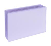 Healeved B6 Size Clear Card Holders 30pcs Plastic Hard Sleeves Three-Side Sealed for Organizing Photos at Studios