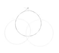 Healeved Balalaika Strings Nylon Full Set 3pcs Sturdy Replacement Strings Professional Musical Instrument Accessories for Russian Triangle Balalaika Playing