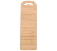 Healeved Bamboo Washing Board Portable Clothes Cleaning Laundry Washboard Household Nonslip Scrubbing Board for Hand Washing Supplies