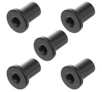 Healeved Barn Door Spacers for Sliding Barn Door Hardware Track Replacement Accessories 5 Pcs High-Carbon Steel Black Suitable for Basement