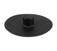 Healeved Base Pad with Universal Joint, Screw Fastened Sailboard Mount | PVC Circular Pad, Threaded Lock Design, for Sup Sailors and Kayak Anglers, Black Finish