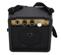 Healeved Bass Guitar Amplifier Mini Amp Electric Guitar Amp Compact with Audio Cable Adapter Suitable for Beginners
